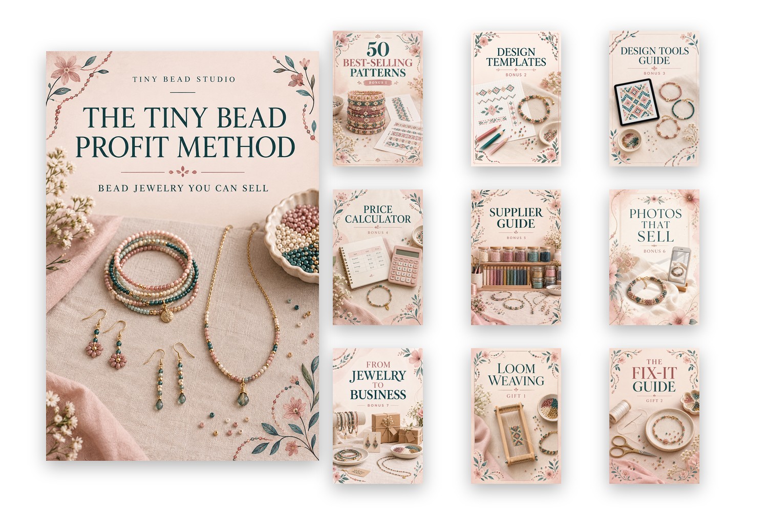 The Tiny Bead Profit Method: Bead Jewelry You Can Sell (50 Patterns + 7 Bonuses)